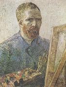 Vincent Van Gogh Self-Portrait in Fromt of thte Easel  (nn04) oil